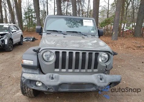 2021 Jeep Wrangler Unlimited Sport S 4X4 из США, поврежденный, VIN 1C4HJXDM8MW554654